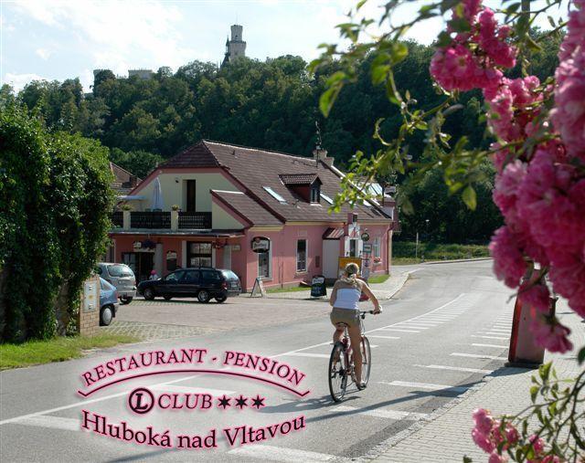 Restaurant Pension L-Club Hluboká nad Vltavou Exterior foto